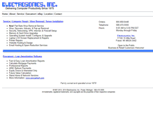 Tablet Screenshot of electrosonics.net